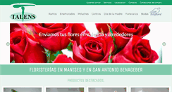 Desktop Screenshot of floristeriatalens.com