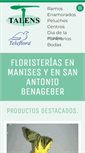 Mobile Screenshot of floristeriatalens.com